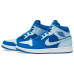 Jordan Air Jordan 1 Retro Mid Team Royal Ice Blue 2017