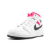 Jordan Air Jordan 1 Mid White Black Hyper Pink