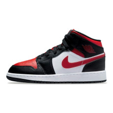 Jordan Air Jordan 1 Mid Alternate Bred Toe GS