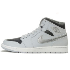 Jordan Air Jordan 1 Mid Pure Platinum Metallic Silver