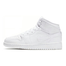 Jordan Air Jordan 1 Mid Triple White