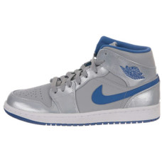 Jordan Air Jordan 1 Mid Wolf Grey Sport Blue