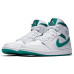 Jordan Air Jordan 1 Mid White Mystic Green PU