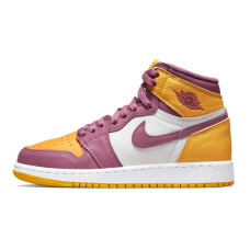 Jordan Air Jordan 1 Retro High OG "University Gold and Light Bordeaux"