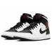 Jordan Air Jordan 1 Mid White Black Red
