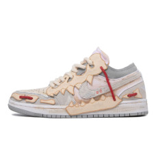 Jordan Air Jordan 1 Mid SE Craft(GS) "White and Phantom" GS